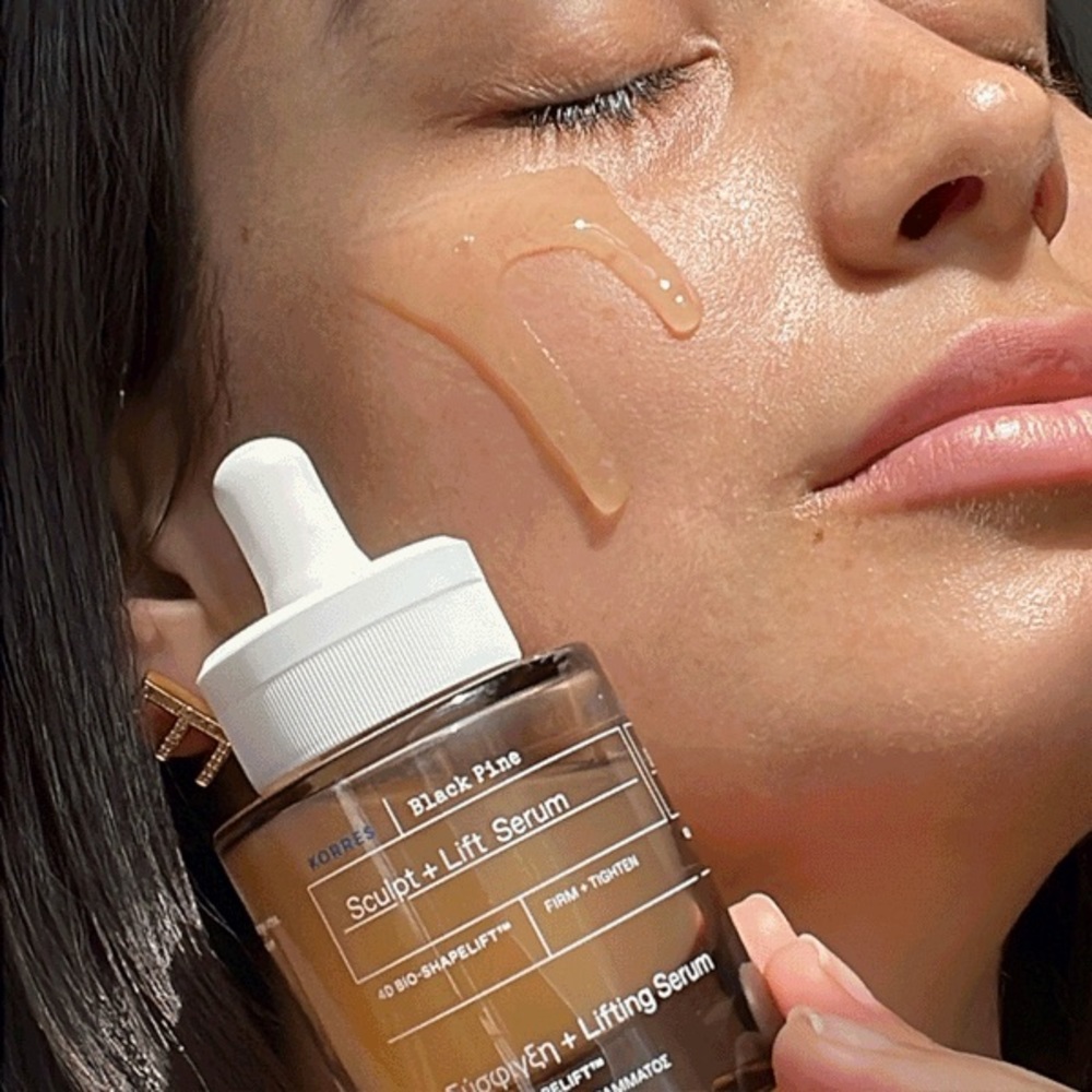 Best!Greek Lifting Firming  KORRES PLUMPING + LIFTING Black Pine Sculpt + Lift